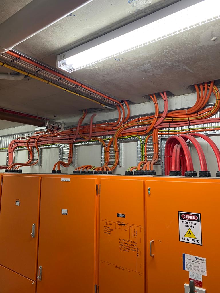 Industrial electrical cabling and switchboard Sydney